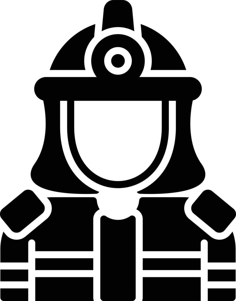 Firefighter Creative Icon Design vector