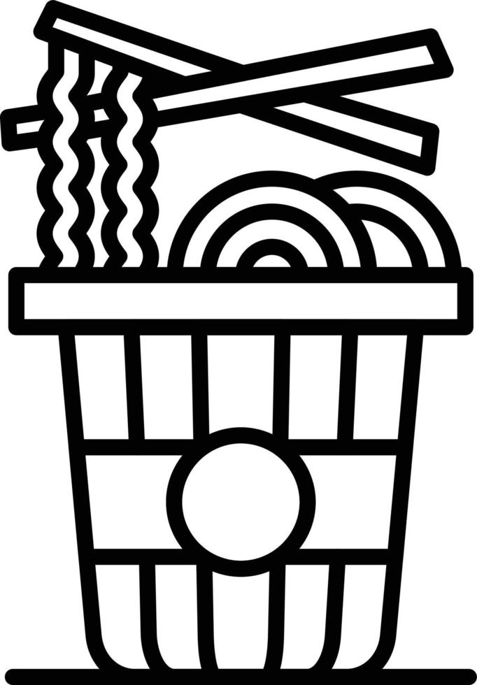 Noodles Creative Icon Design vector
