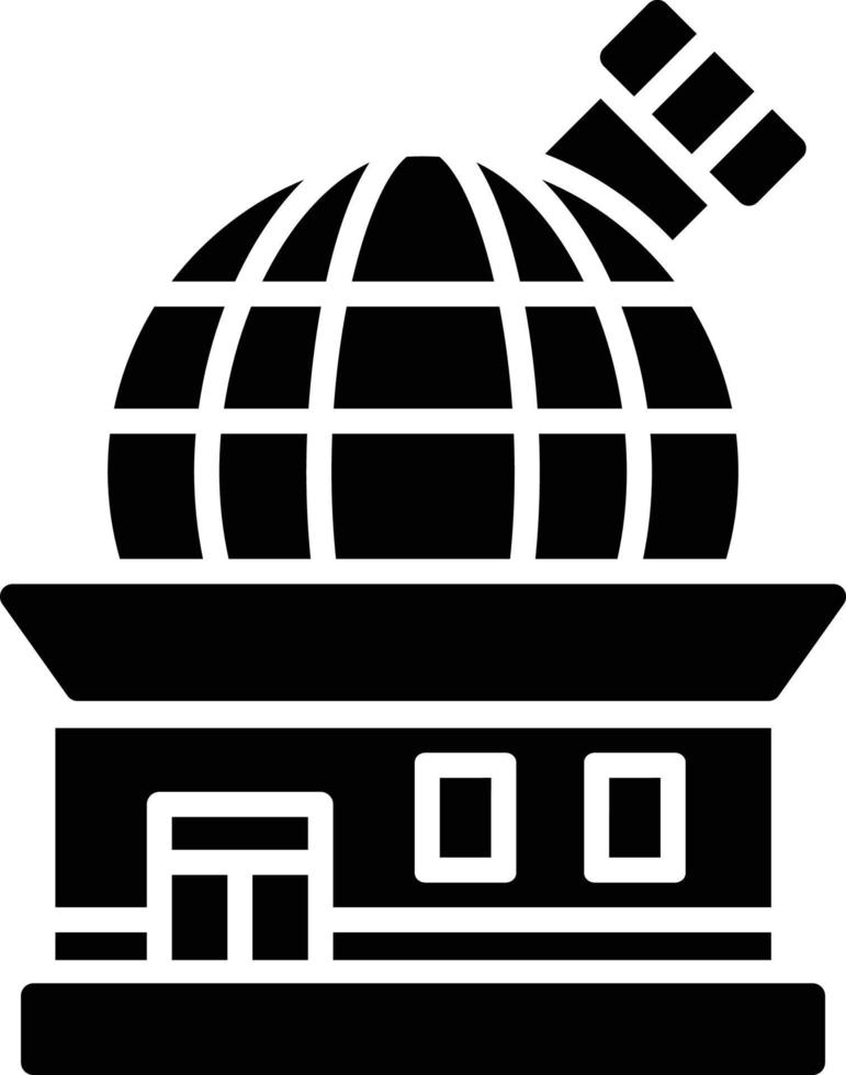 diseño de icono creativo del observatorio vector
