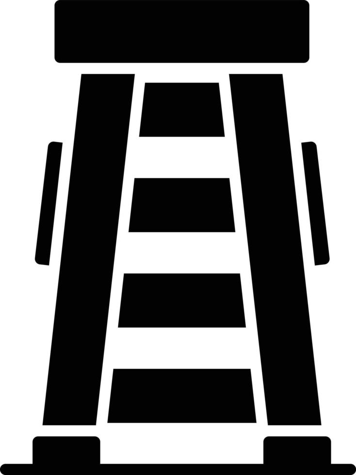 diseño de icono creativo de escalera vector