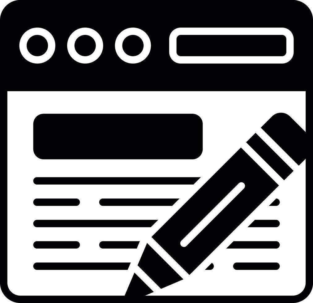 Blog Creative Icon Design vector
