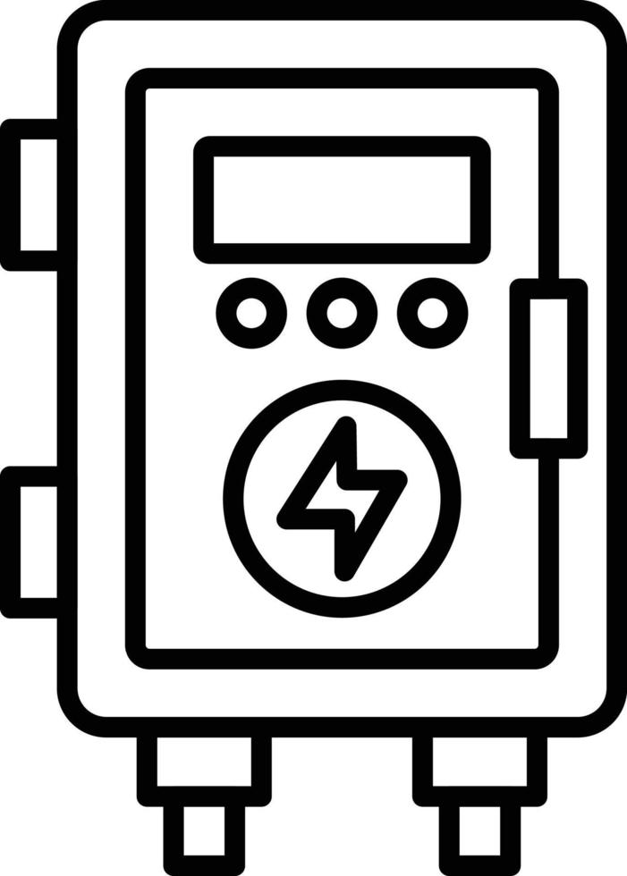 Fuse Box Creative Icon Design vector