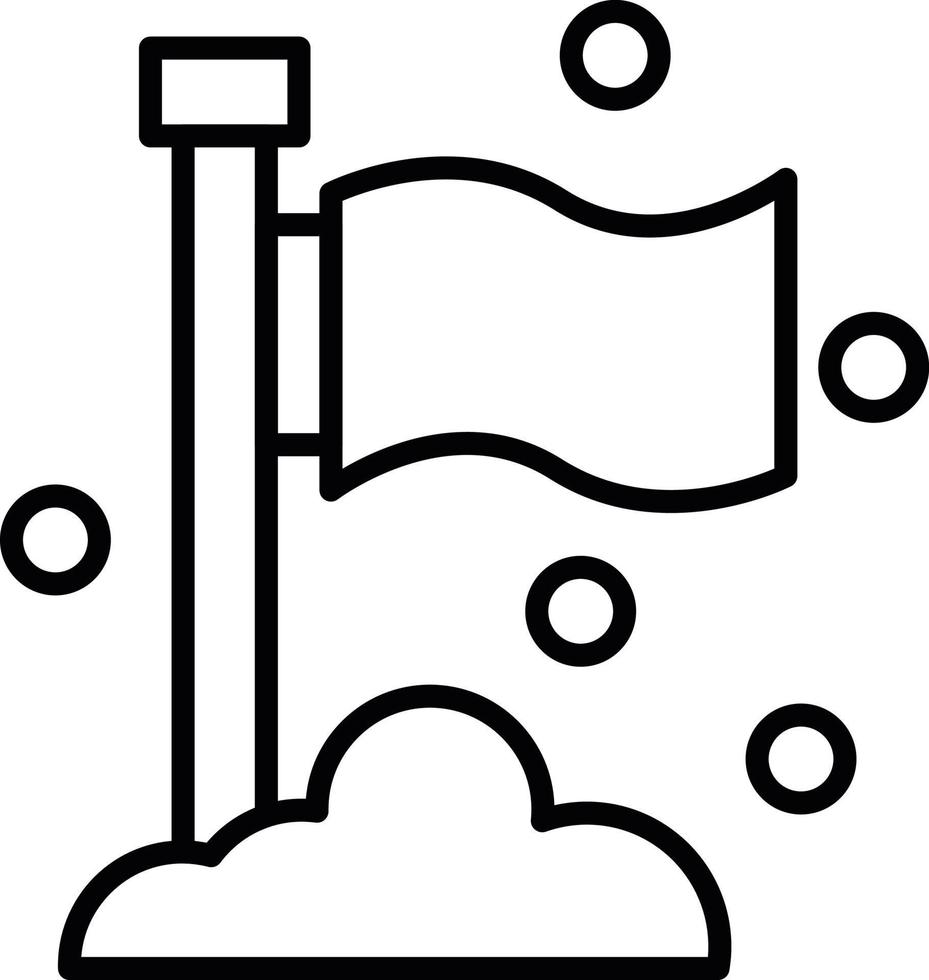 Flag Creative Icon Design vector