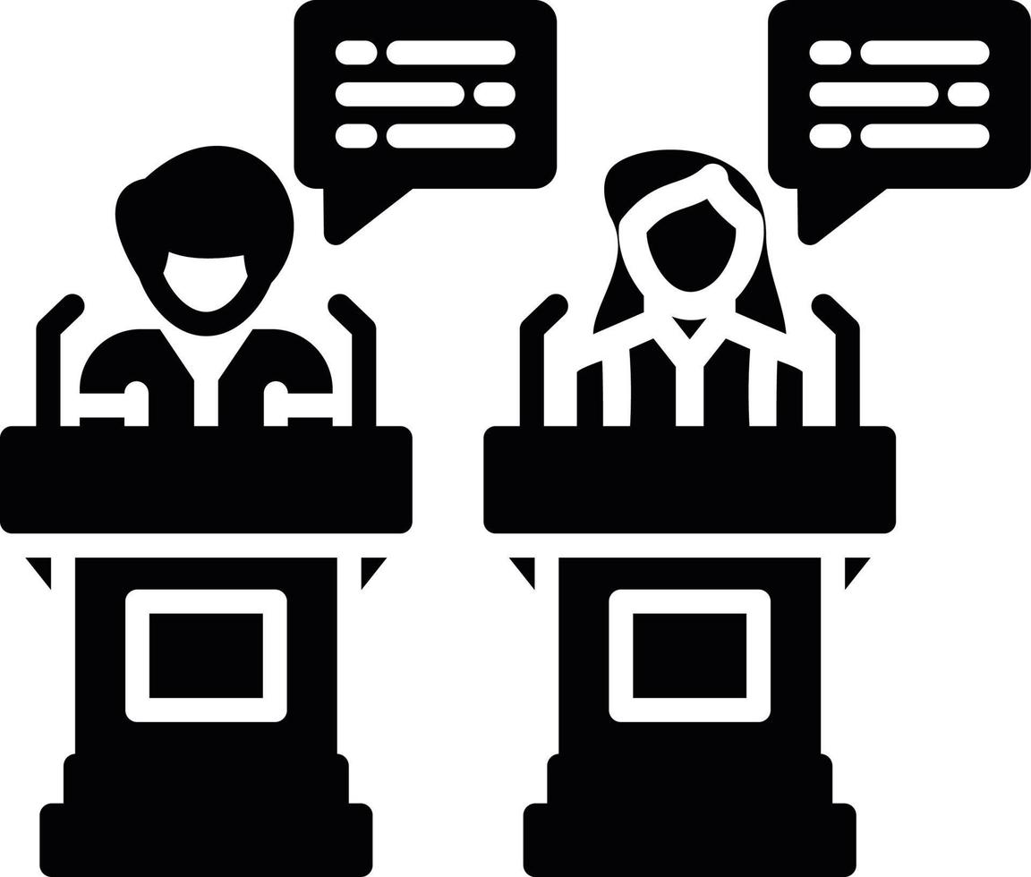 Debate Creative Icon Design vector