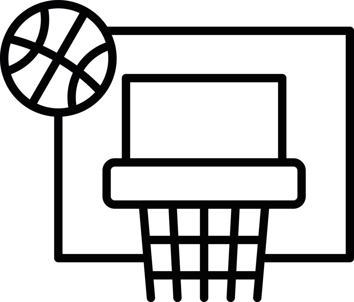 diseño de icono creativo de baloncesto vector