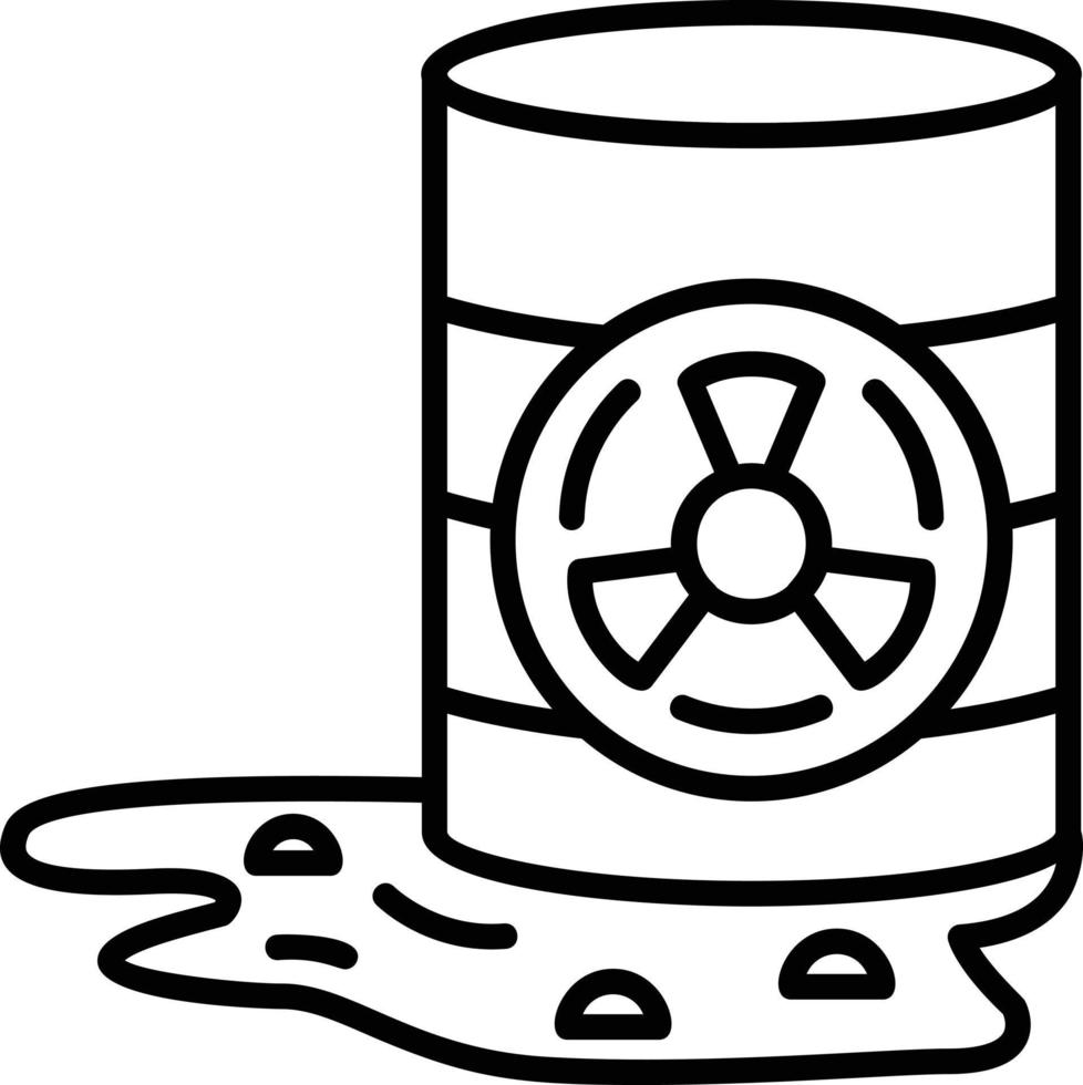 Toxic Waste Creative Icon Design vector