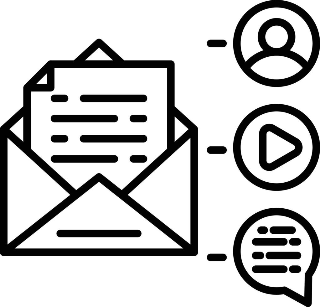 Mail Advertising Creative Icon Design vector