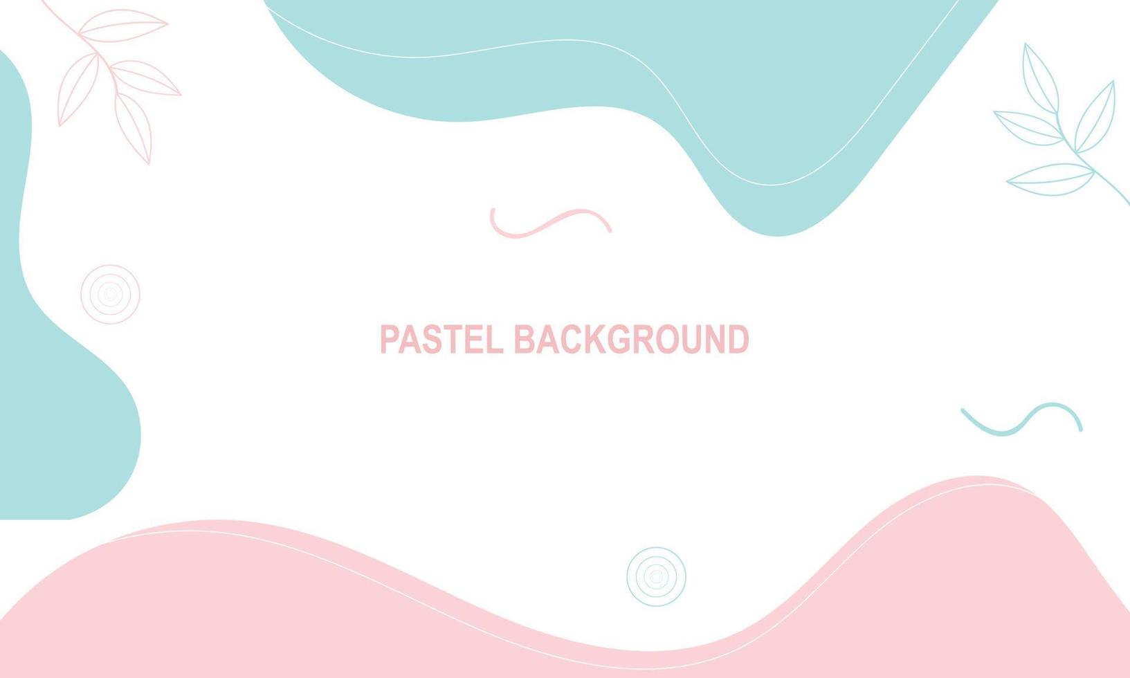 Hand drawn pastel colored abstract background. Useable for social media story, web design,  greeting cards, poster, invitation, wall decoration. vector