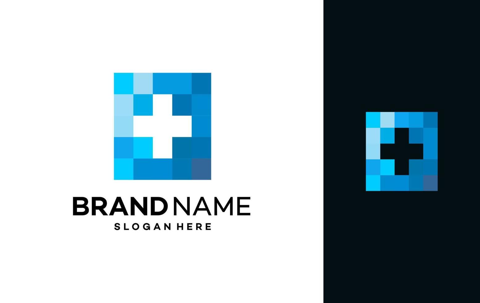 abstrack medical logo template illustration vector