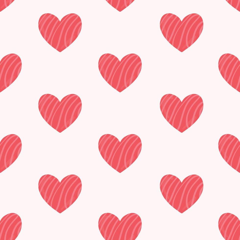 Pattern with candy hearts. Pink candy hearts pattern. Pattern for Valentine's Day. vector