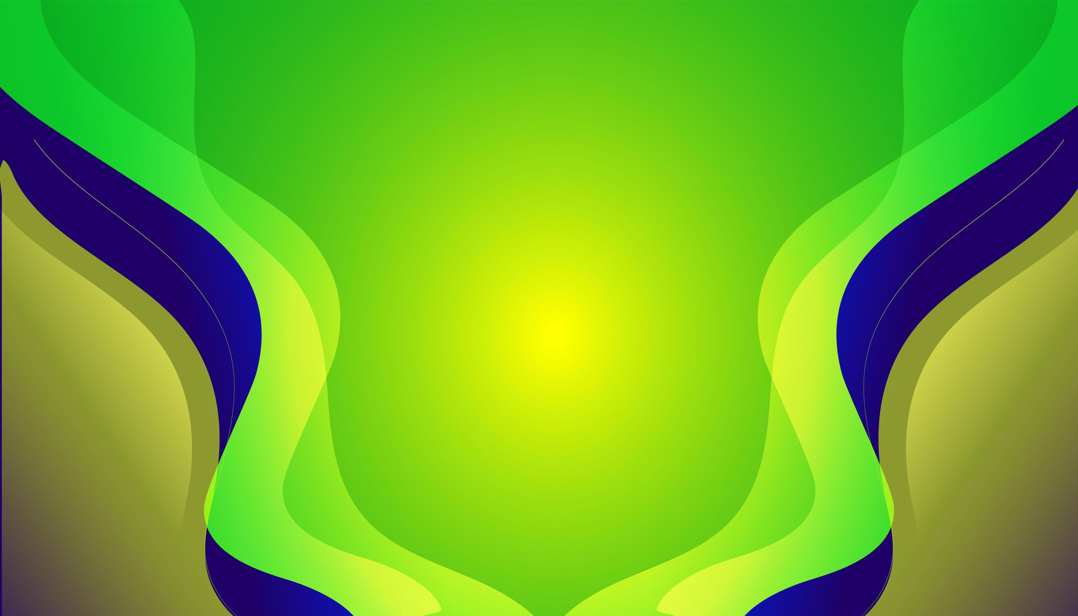 Green Background and HD Banner Green Yellow Wallpaper Image Free