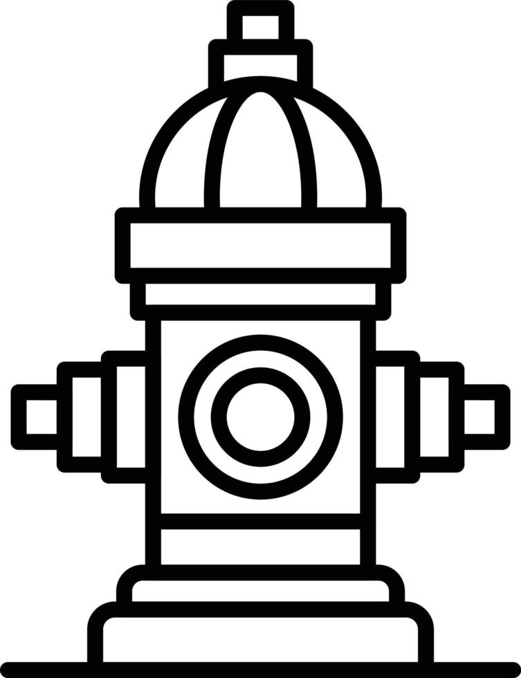 Fire Hydrant Creative Icon Design vector