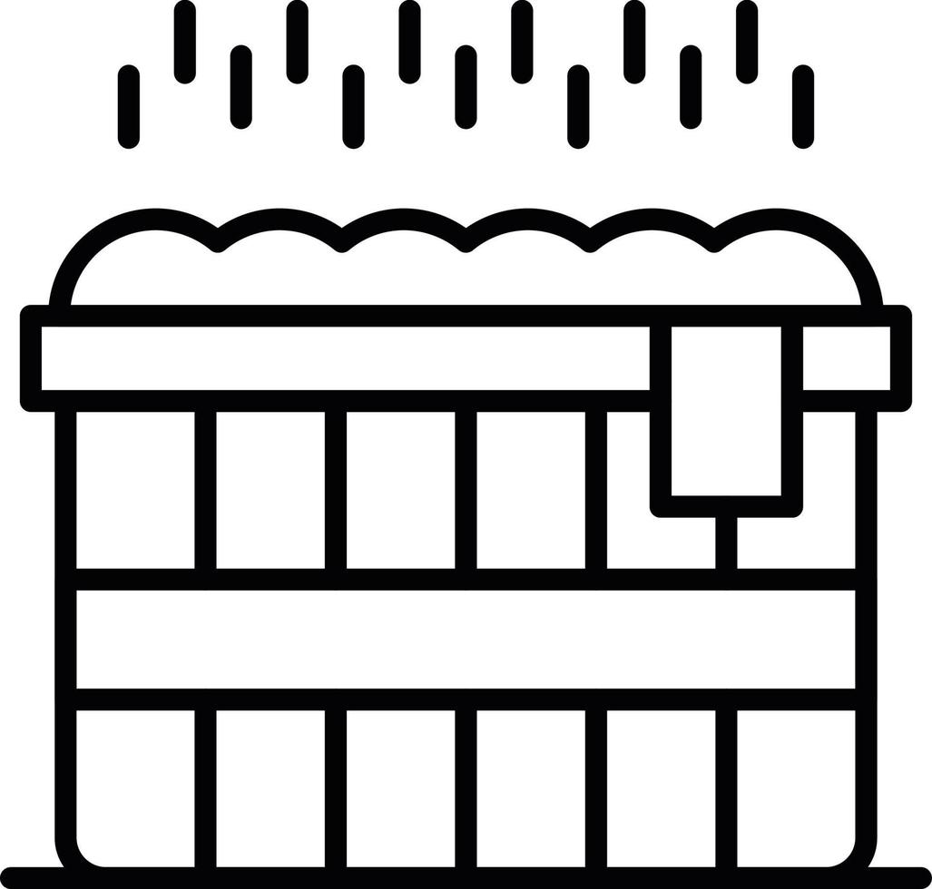Hot Tub Creative Icon Design vector