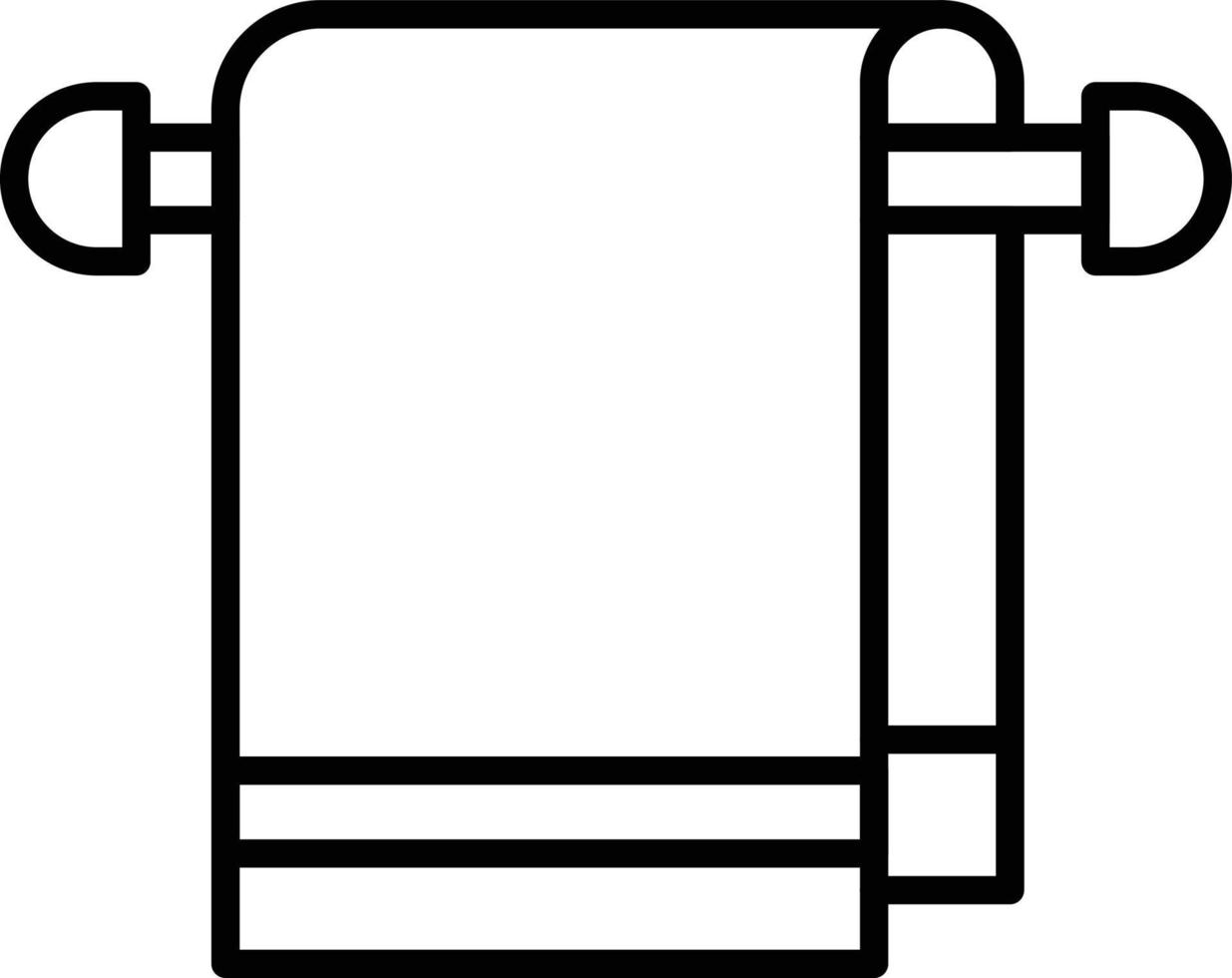 Towel  Creative Icon Design vector