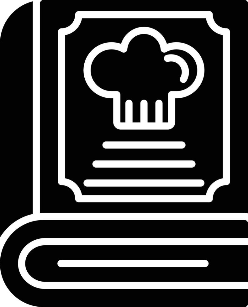 diseño de icono creativo de libro de cocina vector