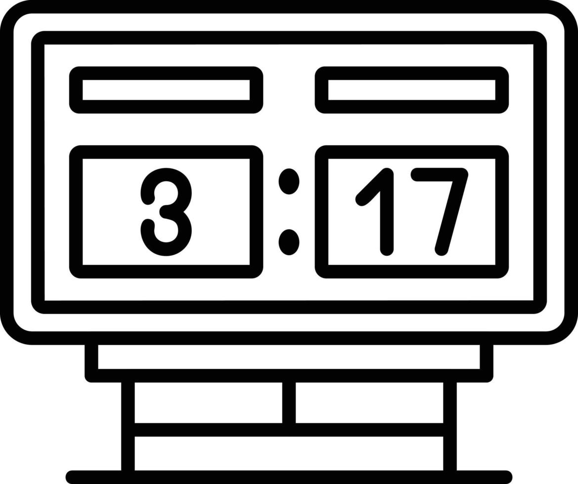 Scoreboard Creative Icon Design vector