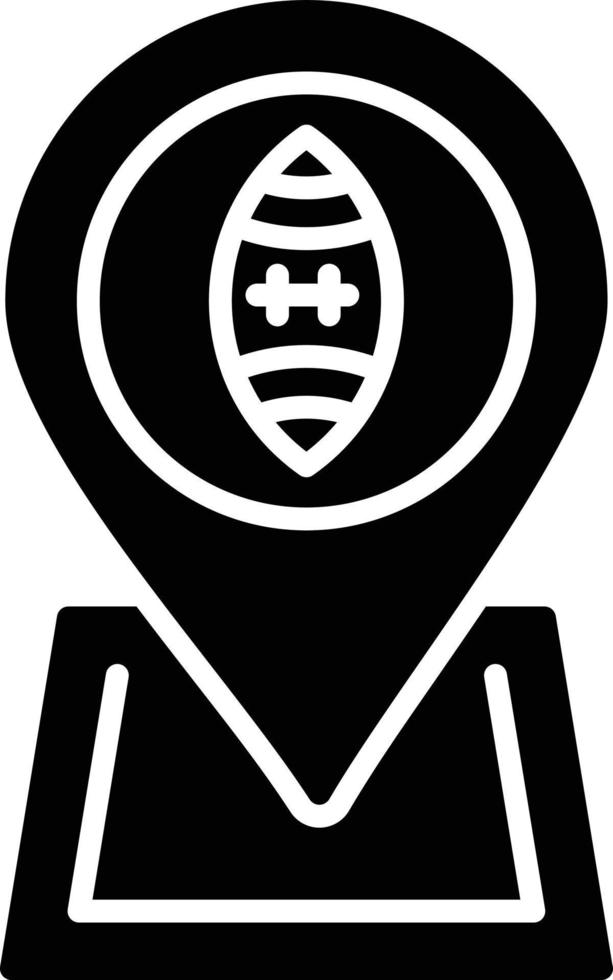 Football Location Creative Icon Design vector