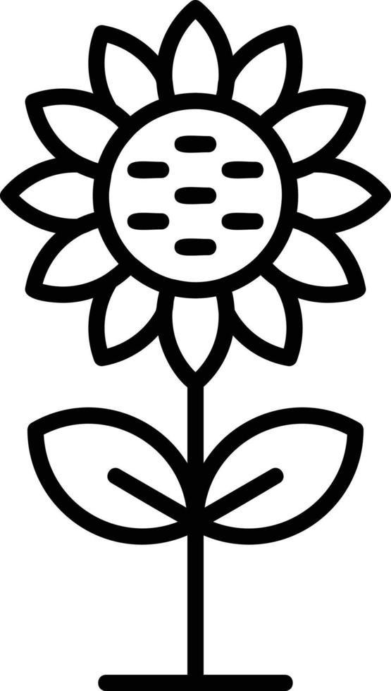 Sunflower Creative Icon Design vector