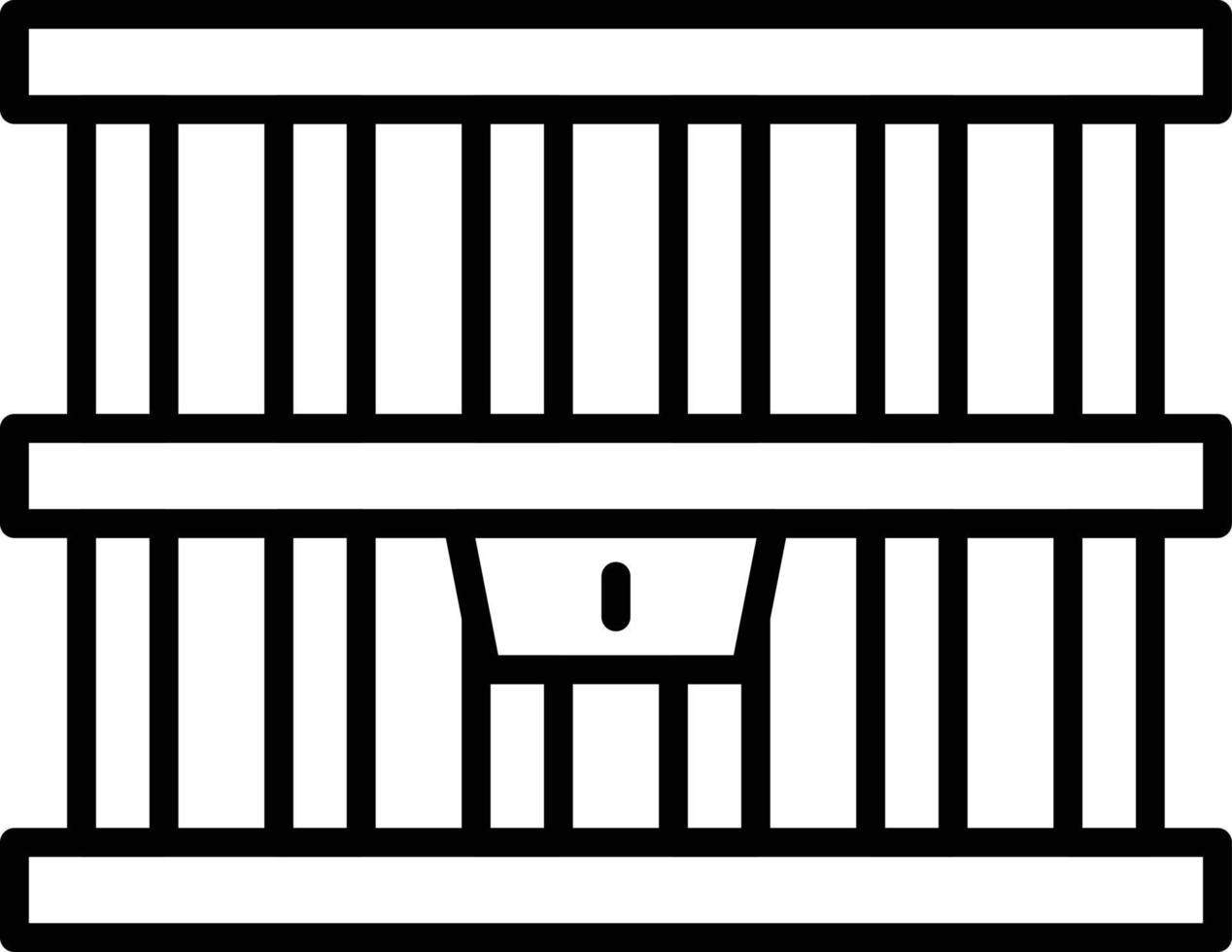 Jail Creative Icon Design vector