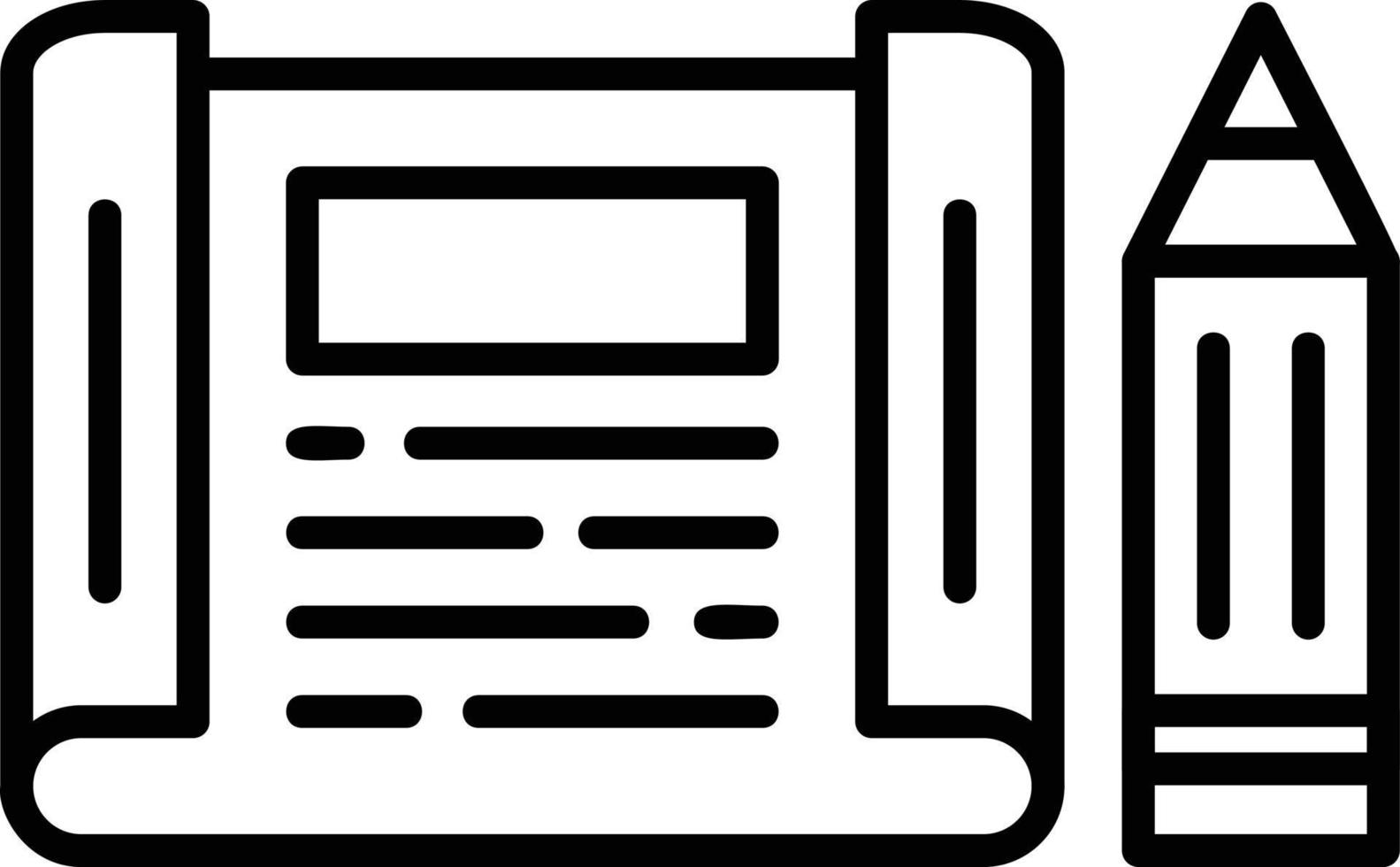 Blueprint Creative Icon Design vector