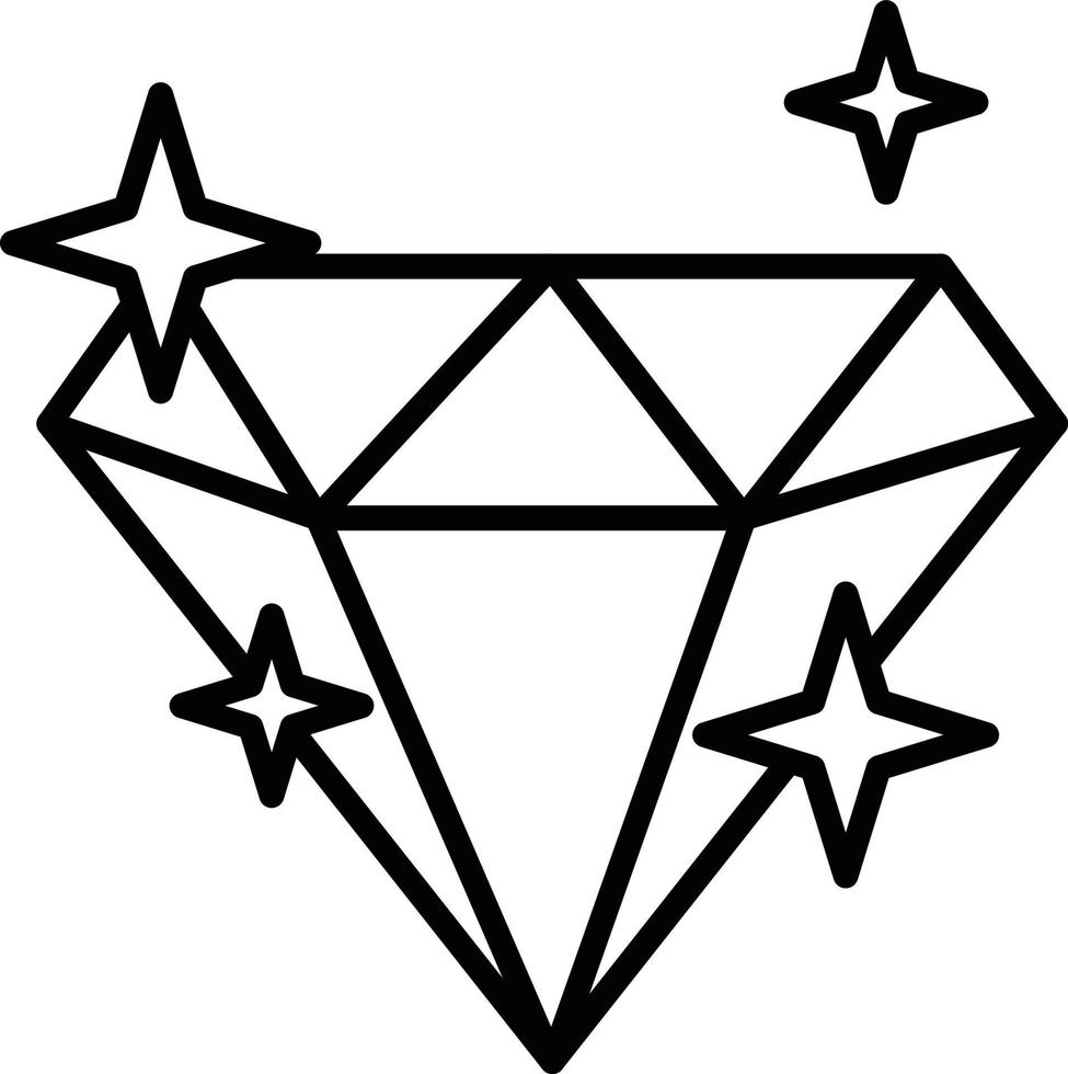 Diamond Creative Icon Design vector