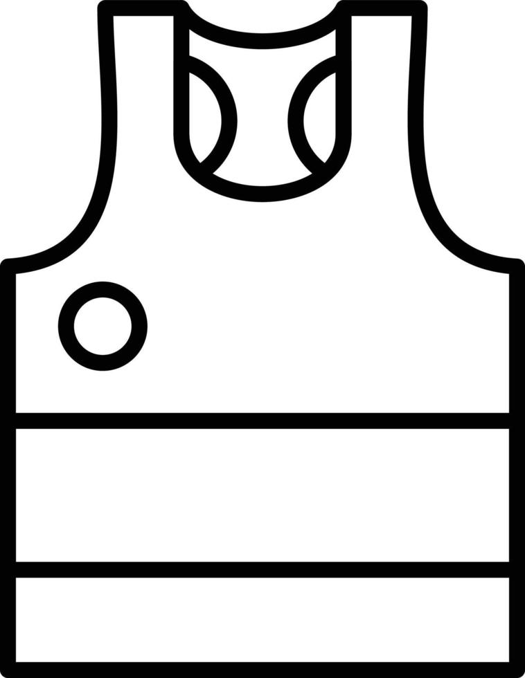 diseño de icono creativo de camiseta sin mangas vector