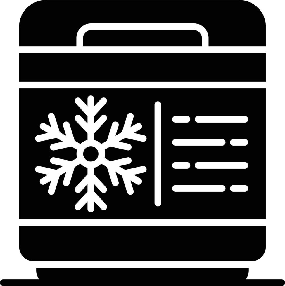 Freezer Creative Icon Design vector