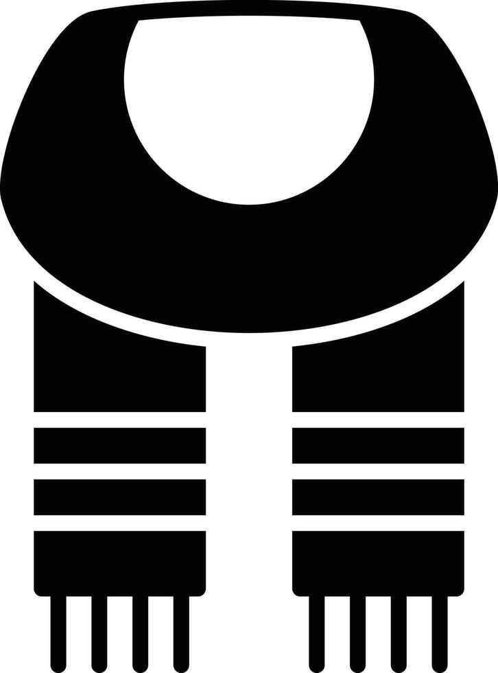 Scarf Creative Icon Design vector