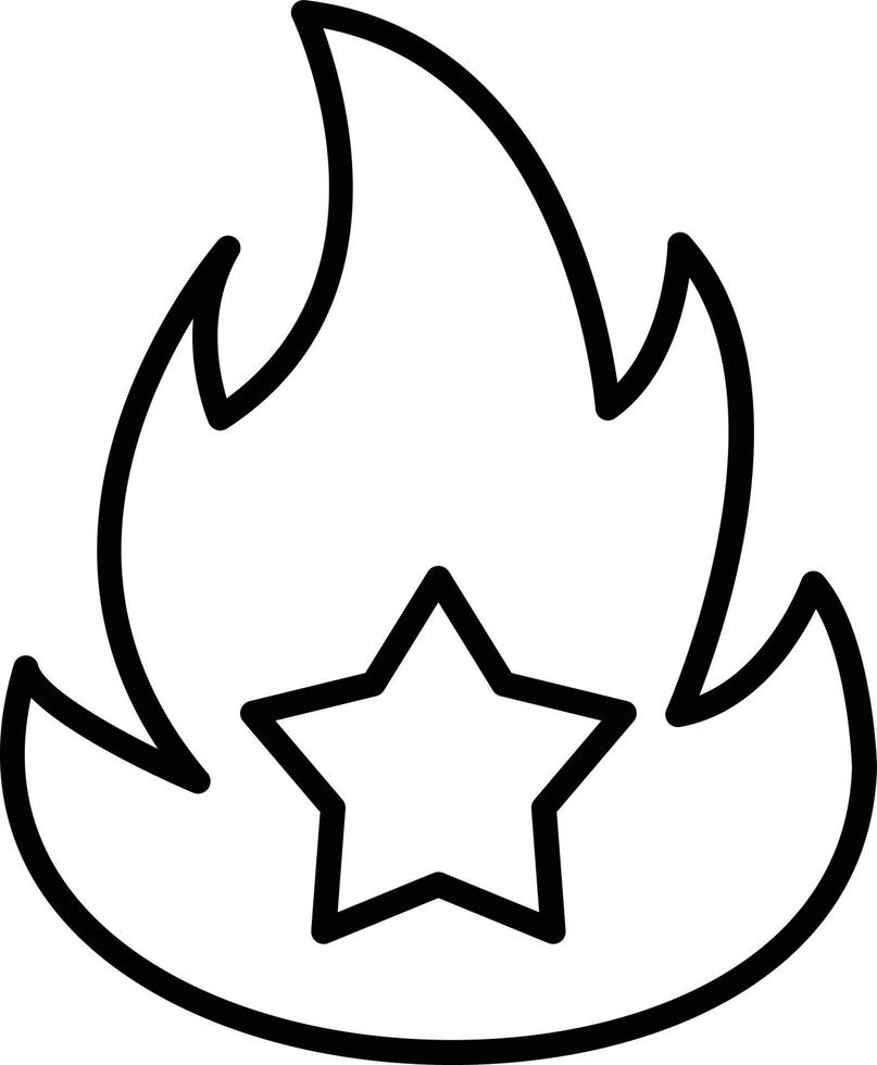 On Fire Creative Icon Design vector