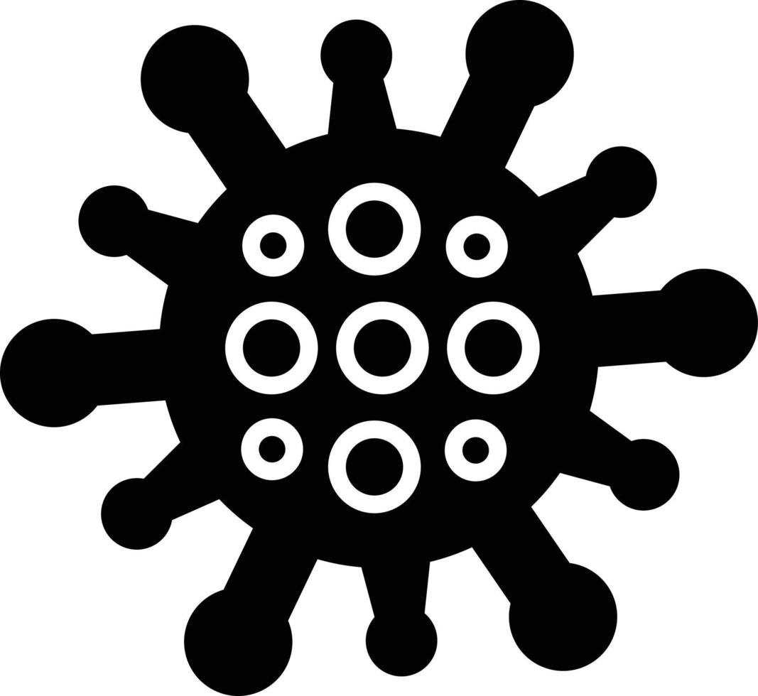 diseño de icono creativo de virus vector