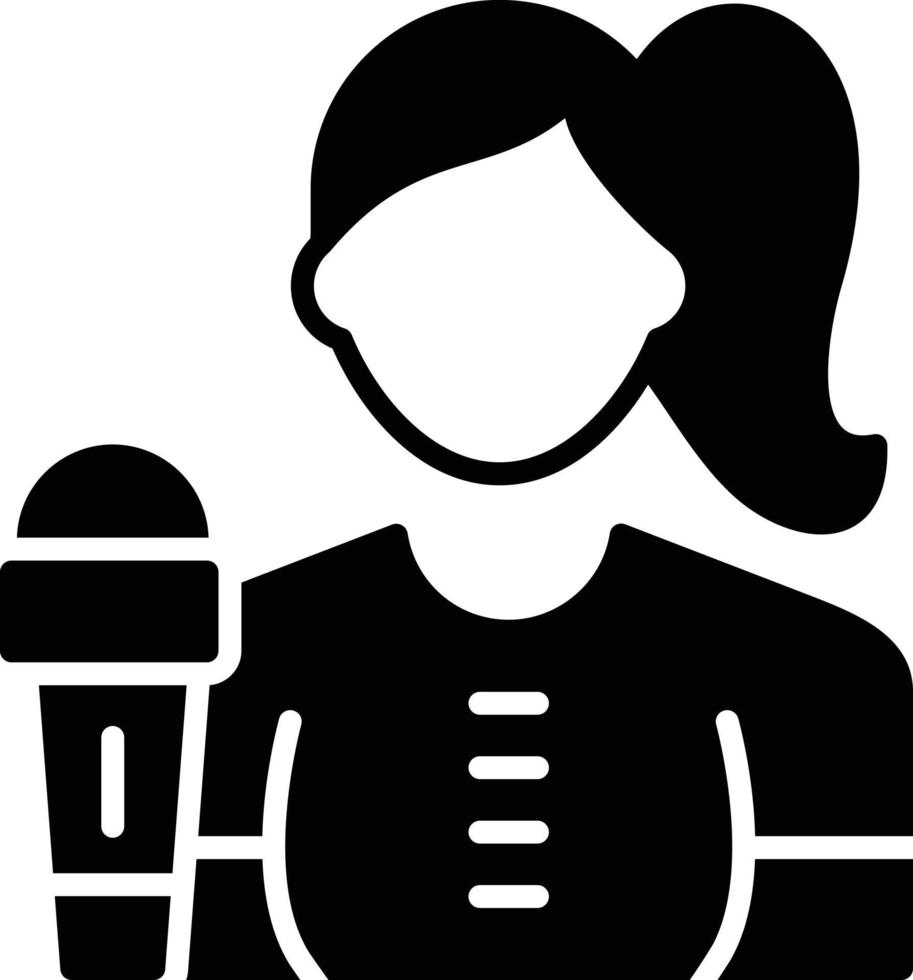 Journalist Creative Icon Design vector