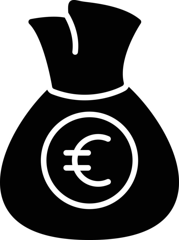 Money Bag Creative Icon Design vector