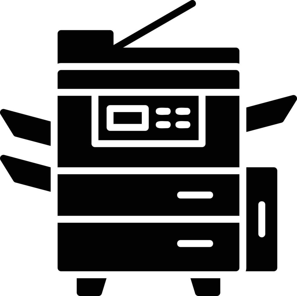 Photocopier Creative Icon Design vector