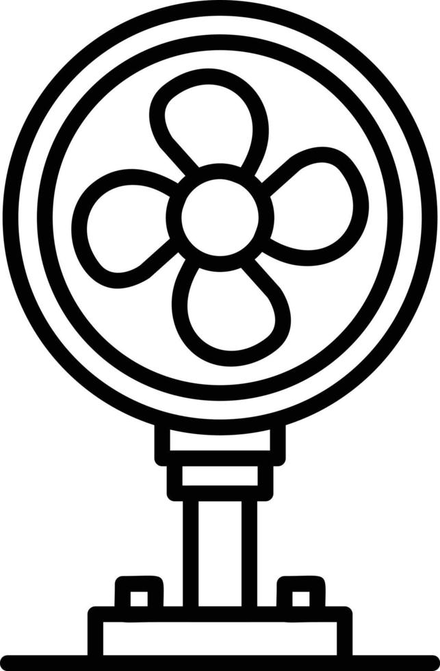 diseño de icono creativo de ventilador vector