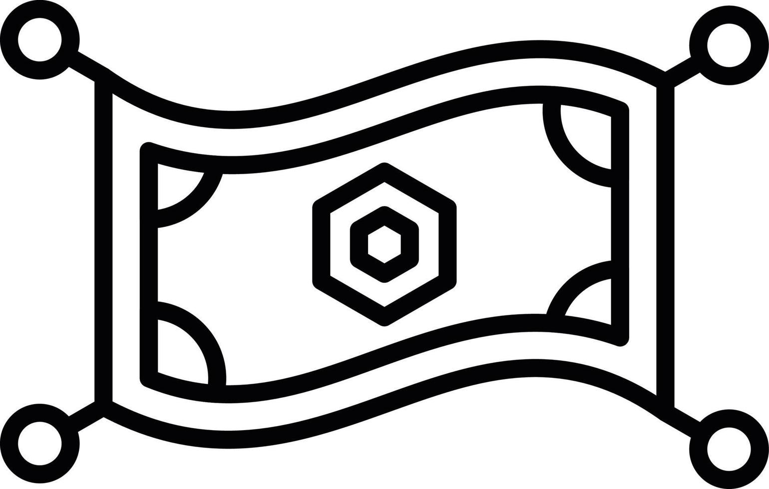 Magic Carpet Creative Icon Design vector