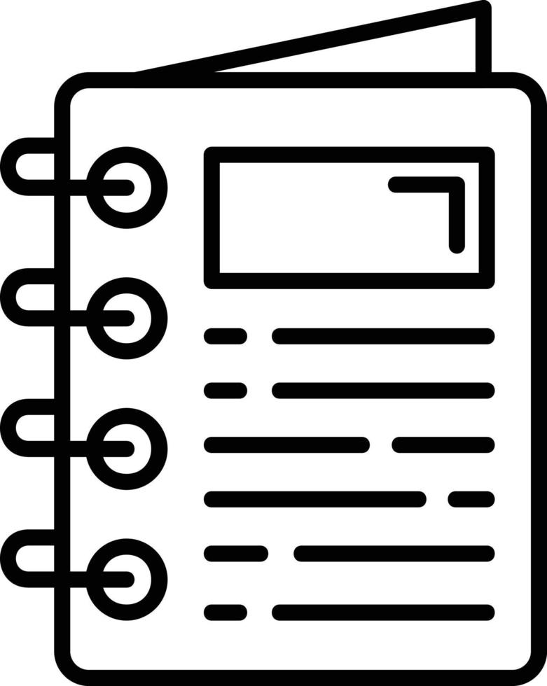 Notebook Creative Icon Design vector