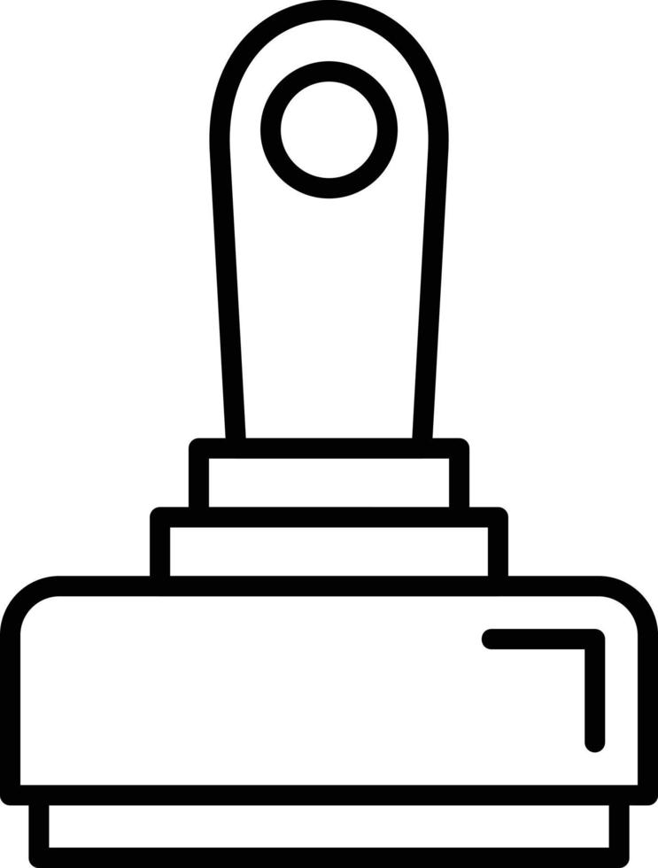 Stamp Creative Icon Design vector