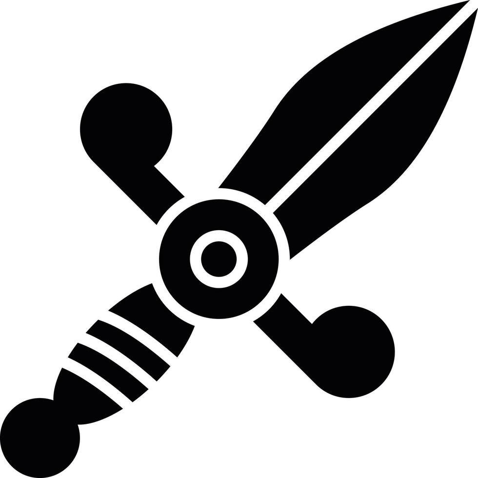 Dagger Creative Icon Design vector