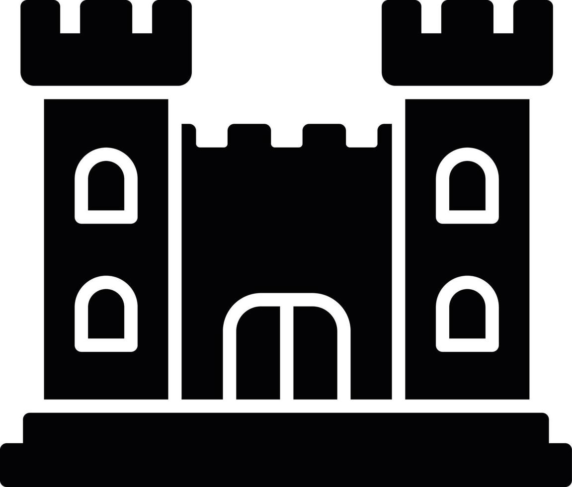 Castle Creative Icon Design vector