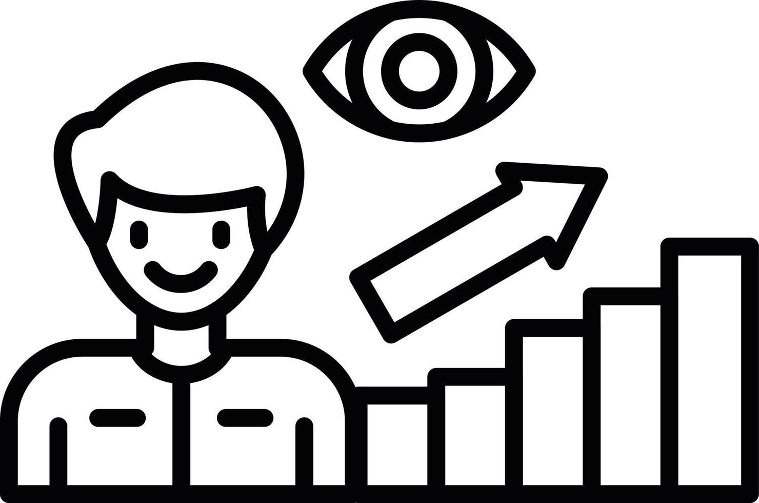 Vision Creative Icon Design vector