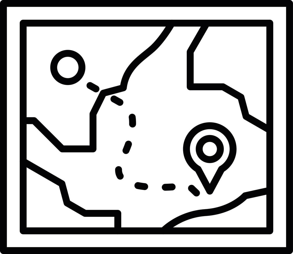 Map Creative Icon Design vector