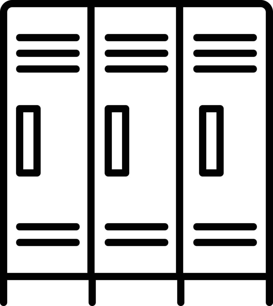 Lockers Creative Icon Design vector