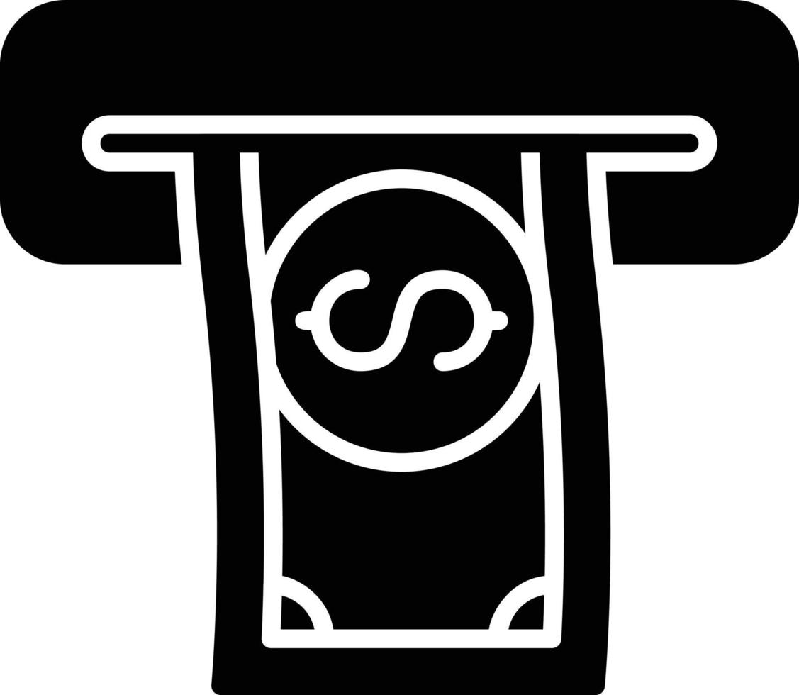 Withdrawal Creative Icon Design vector