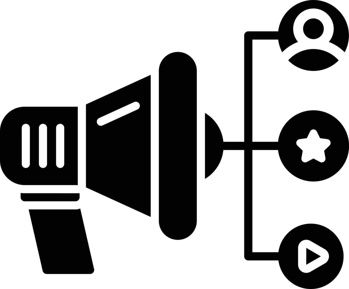 Advertising Creative Icon Design vector