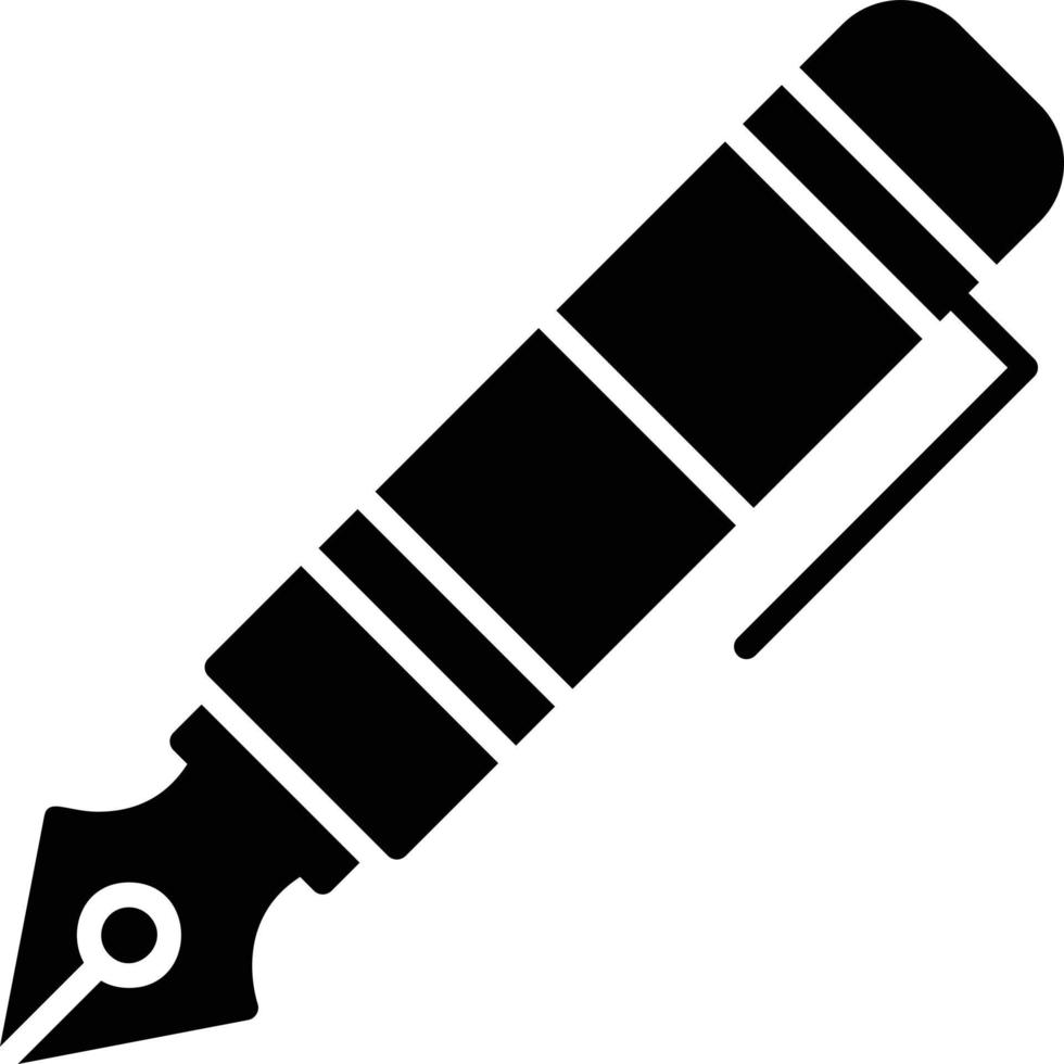 Fountain Pen Creative Icon Design vector