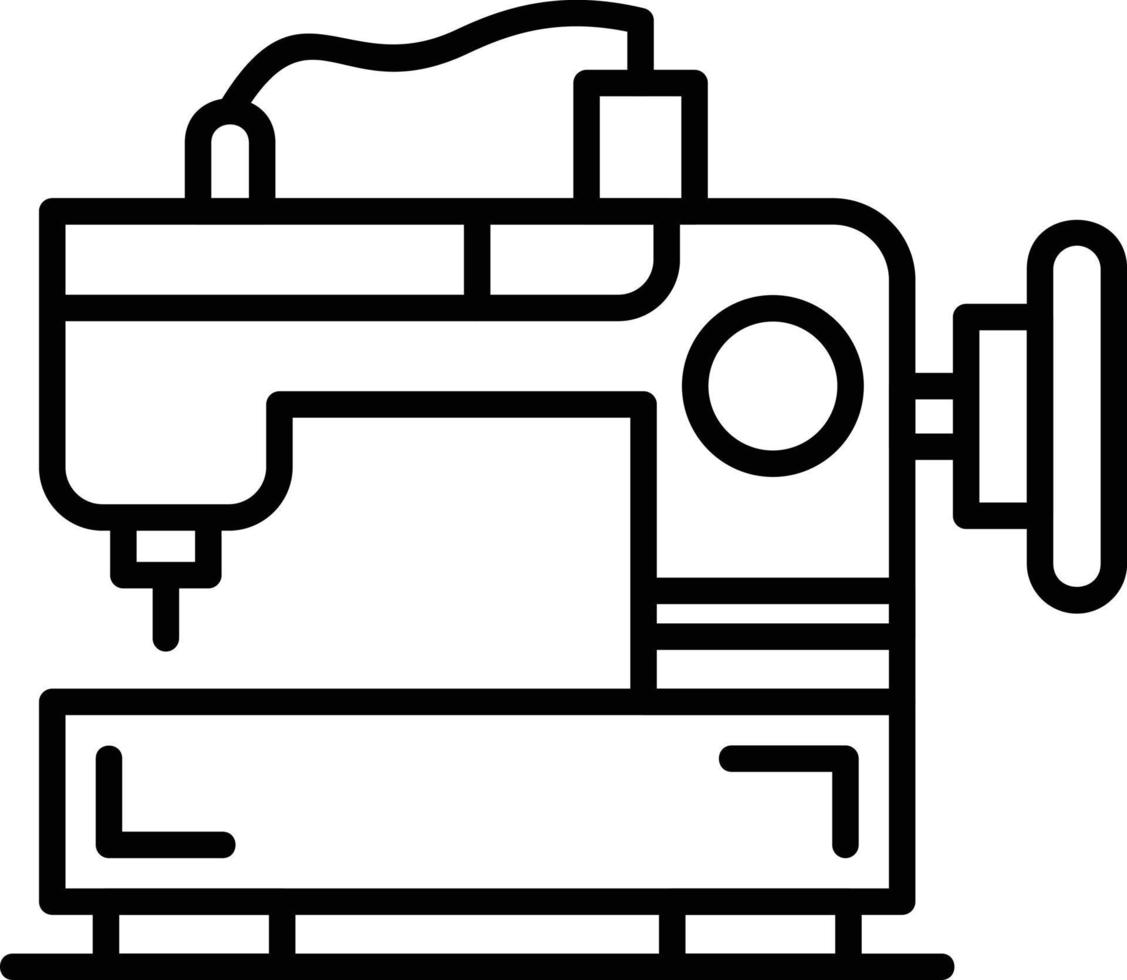 Sewing Machine Creative Icon Design vector