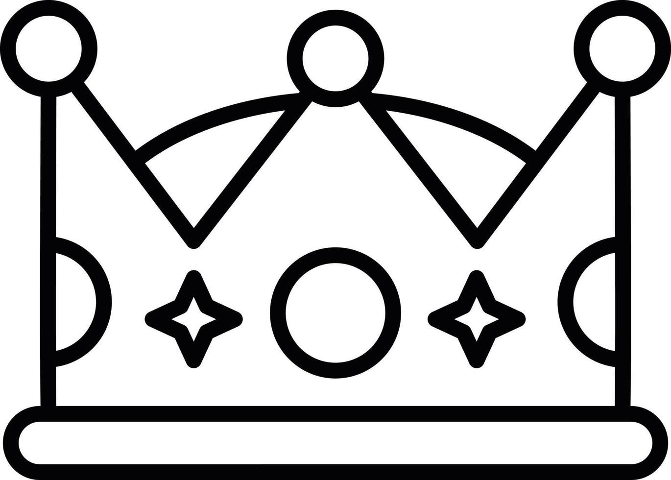 Crown Creative Icon Design vector