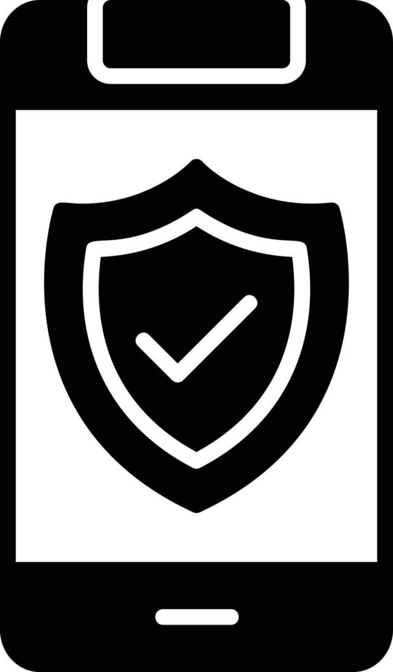 Phone Insurance Creative Icon Design vector