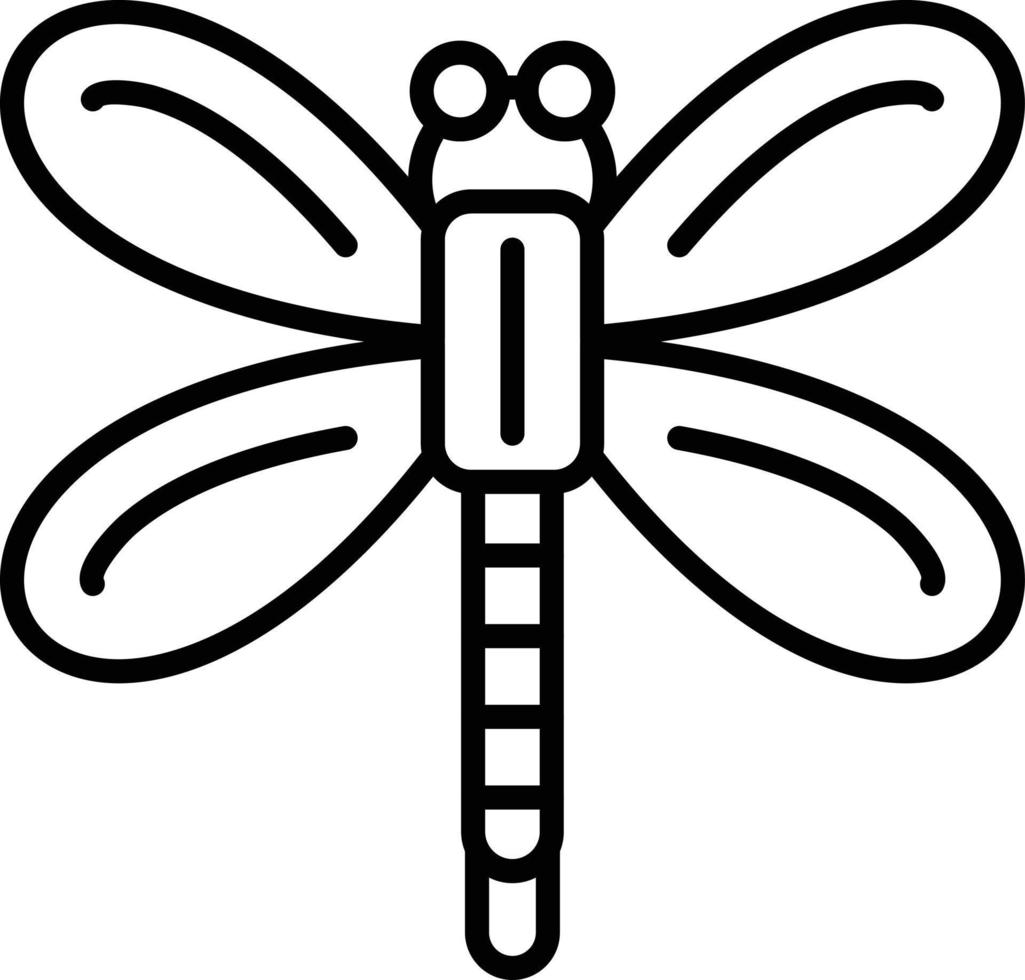 Dragonfly Creative Icon Design vector