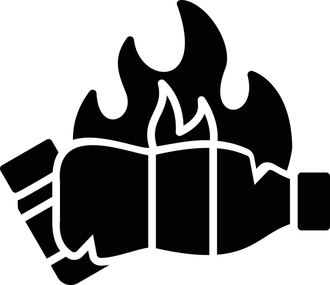 Burn Creative Icon Design vector
